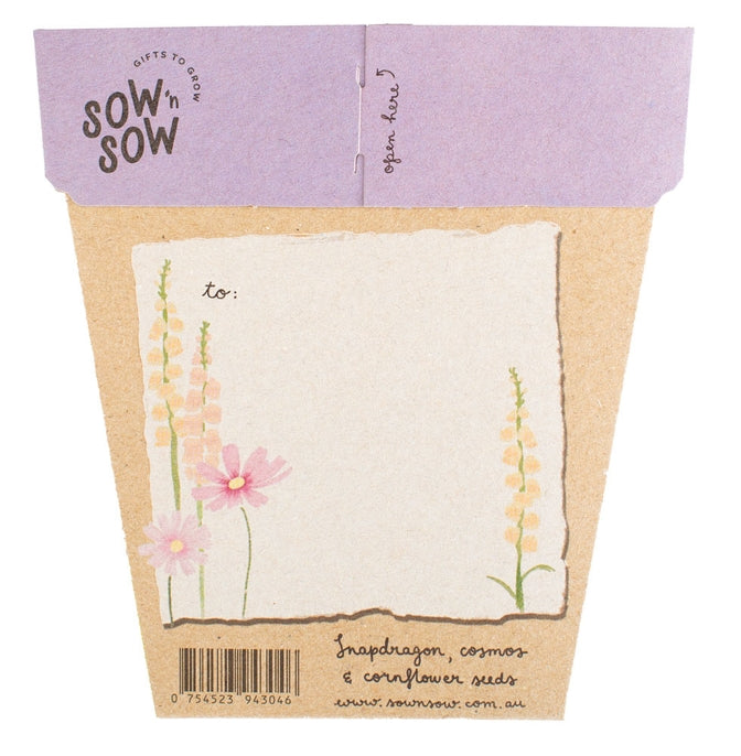 Gift shop Birthday seed card