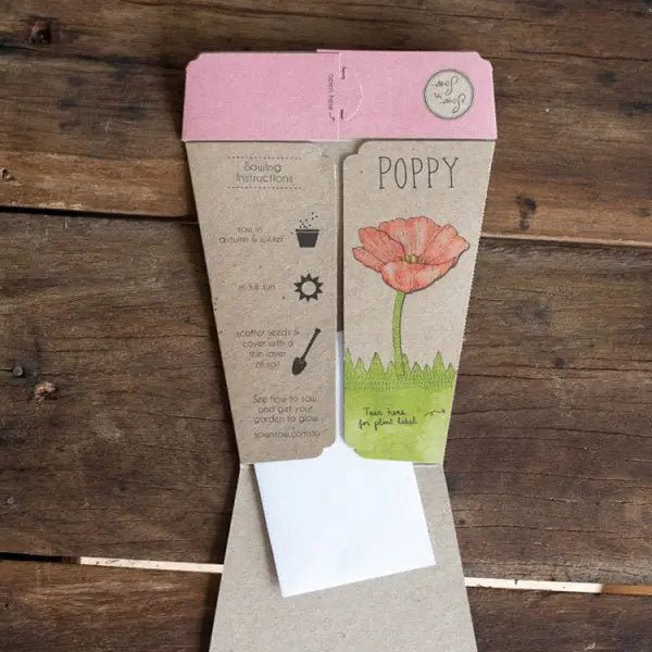 Gift shop Poppy seed card