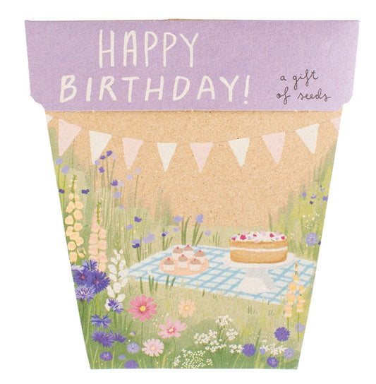 Gift shop Birthday seed card