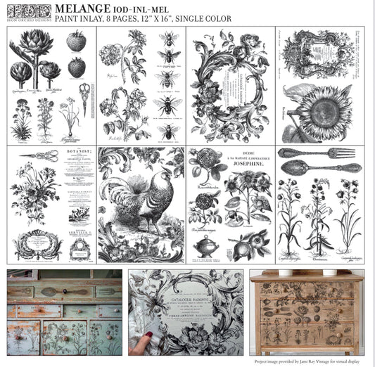 Iron Orchid Designs Paint Inlay Melange