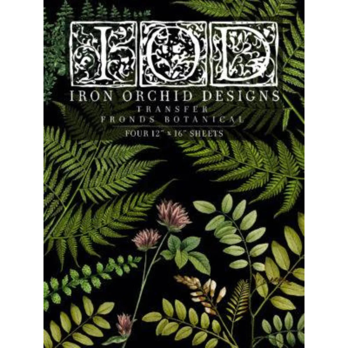 Iron Orchid Designs Transfers Fronds Botanical