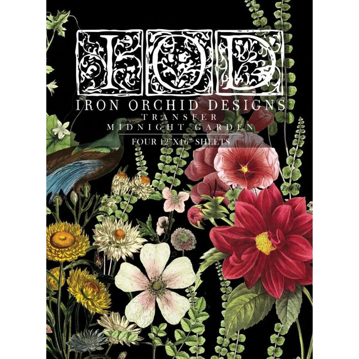 Iron Orchid Designs Transfers Midnight Garden