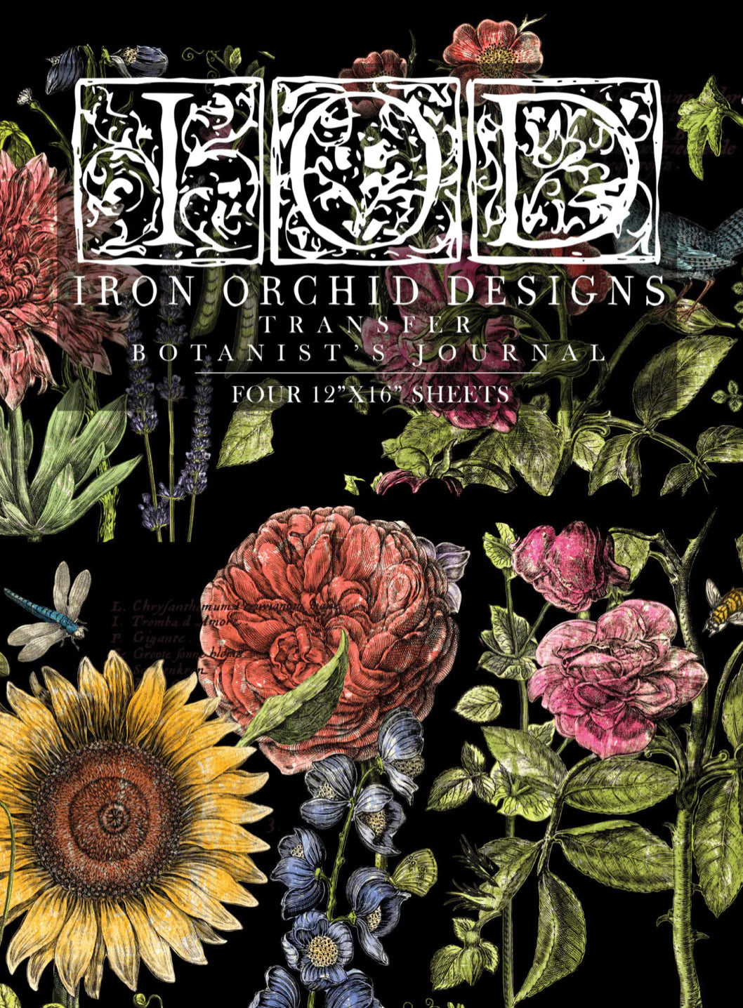 Iron Orchid Designs Transfers Botanist's Journal