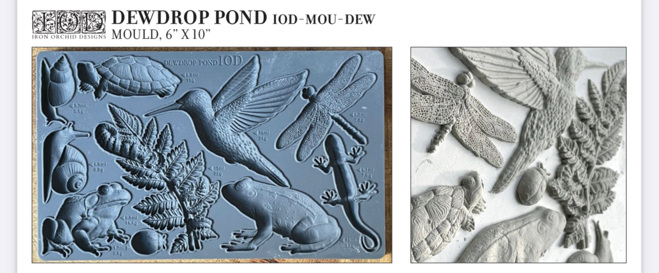 IOD Moulds Dewdrop Pond